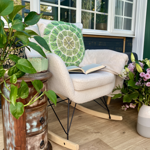 ‘Chakra of Life’ Limited-Edition Cream Cushion Cover