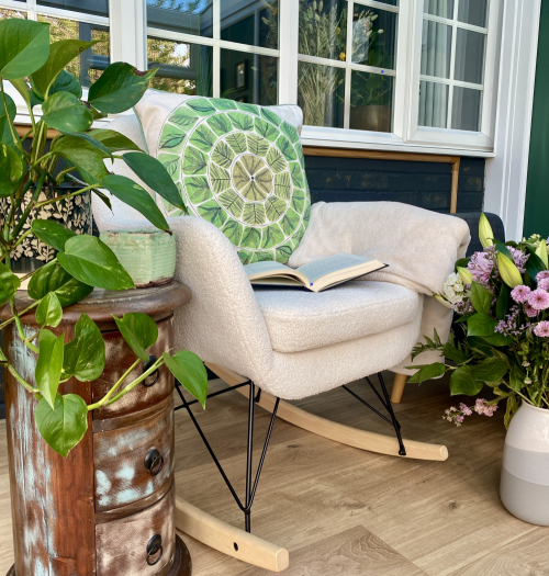 ‘Chakra of Life’ Limited-Edition Cream Cushion Cover