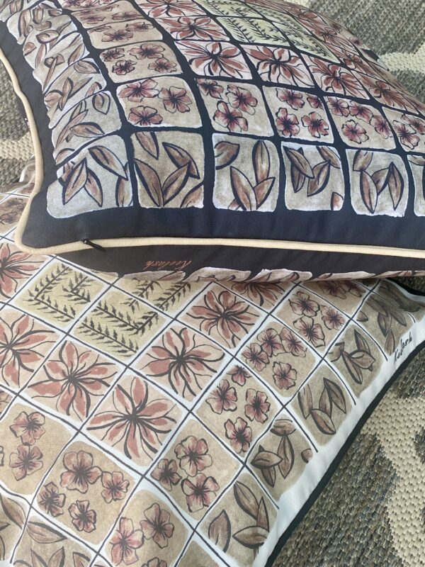 'Medieval Tiles’ Designer Black Cushion Cover - Image 4